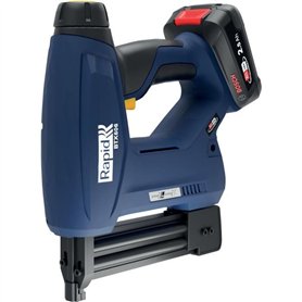 Agrafeuse a batterie 18V pour 606/12-25mm - 8/15-25mm - RAPID - BTX606 - Coffret + batterie 2.5Ah + chargeur