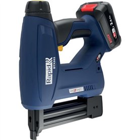 Agrafeuse a batterie 18V pour 53/8-20mm - 8/15-20mm - RAPID - BTX553 -Coffret + batterie 2.5Ah + chargeur