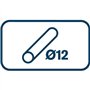 Pistolet a colle pour colle Ø 12mm - RAPID - EG212 - Blister + 4 type de colle
