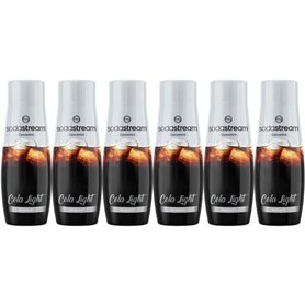 Concentrés SODASTREAM - Lot de 6 concentrés Cola Light - Jusqu'a 54L de boissons - 440 ml