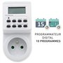 Programmateur digital - TYROL - Jour/Hebdo Timer 2000 10 Prog.