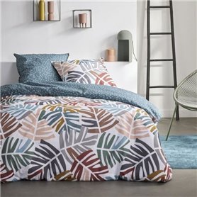 Parure de couette - TODAY - Sunshine 0.18 - 220x240cm - 2 personnes - Imprimée - Coton 57 fils
