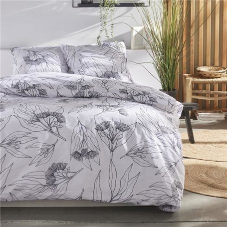 Parure de couette - TODAY - Sunshine 17.8 - 220x240cm - 2 personnes - Imprimée - Coton 57 fils