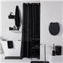 Rideau de douche gauffré - Black - Polyester - 180 x 200 cm - 12 crochets - UTILITY - TODAY