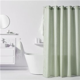Rideau de douche gauffré - Green - Polyester - 180 x 200 cm - 12 crochets - UTILITY - TODAY