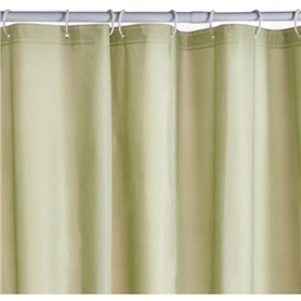 Rideau de douche gauffré - Green - PEVA - 180 x 200 cm - 12 crochets - UTILITY - TODAY