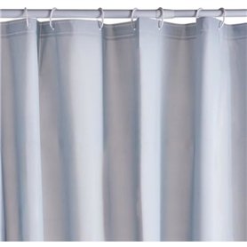 Rideau de douche gauffré - Blue - PEVA - 180 x 200 cm - 12 crochets - UTILITY - TODAY