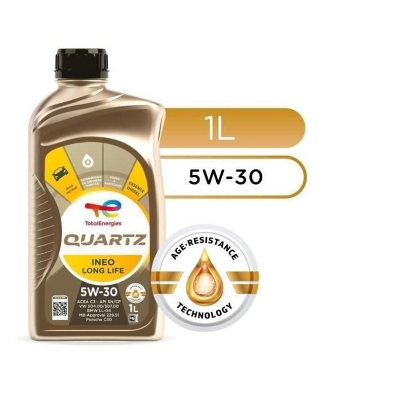 Image secondaire de Huile moteur - TotalEnergies - Quartz Ineo Long Life 5W-30 - 1L
