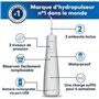 Waterpik WF-20 Pulse, Hydropulseur Sans Fil, Recommandé par l'UFSBD, Jet dentaire Rechargeable, Elimine la Plaque, Blanc