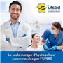 Waterpik WF-20 Pulse, Hydropulseur Sans Fil, Recommandé par l'UFSBD, Jet dentaire Rechargeable, Elimine la Plaque, Blanc