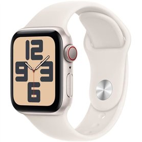Apple Watch SE GPS + Cellular - 40mm - Boîtier Starlight Aluminium - Bracelet Starlight Sport Band - M/L