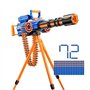 Blaster motorisé - ZURU - X-SHOT Rage Fire - 40 fléchettes - Trépied inclus - Portée 27 m