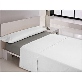 Drap housse Happy Home MIX COLORS Anthracite Lit ½ persones 135 x 200 + 30 cm