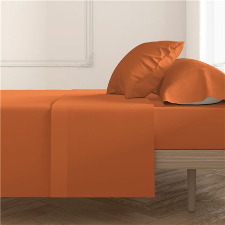 Drap Happy Home MixColors Orange Lit de 120