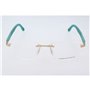 Monture de Lunettes Homme Porsche Design P8233-E Doré ø 60 mm