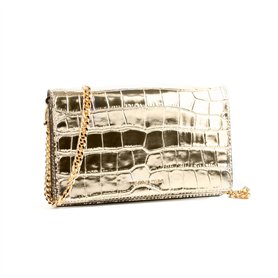 Sac à Bandoulière Michael Kors 32F4GJ6C8K-PALE-GOLD Doré 22 x 14 x 6 cm