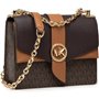 Sac à Bandoulière Michael Kors GREENWICH Marron 21 x 17 x 7 cm