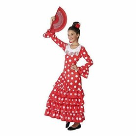 Déguisement pour Enfants Sévillane Rouge