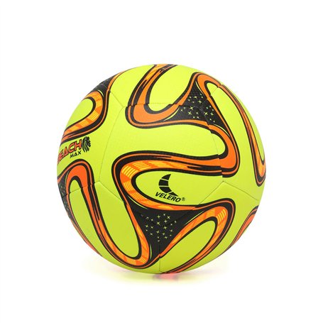 Ballon de Foot de Plage PVC Jaune 20-23 cm