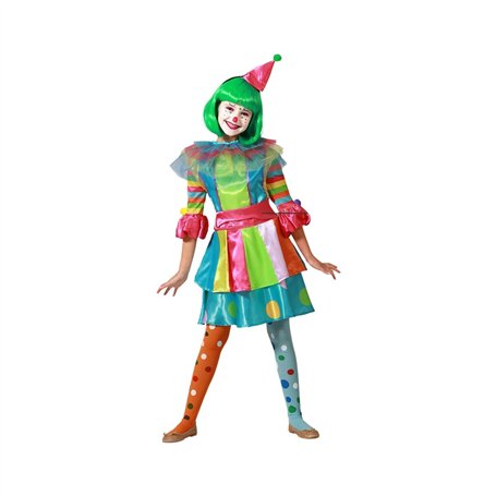 Déguisement pour Enfants Femme Clown 7-9 Ans