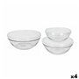 Set de Bols Duralex Lys Avec couvercle 3 Pièces (4 Unités)  