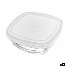Panier-repas carré avec couvercle Duralex FreshBox Transparent 300 ml 11 x 11 x 4,5 cm (12 Unités)