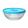 Panier-repas rond avec couvercle Duralex FreshBox Bleu 310 ml (12 Unités)