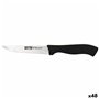 Couteau de cuisine Quttin Kasual Noir Argenté 22 x 2 x 1,5 cm Polyvalents (48 Unités)