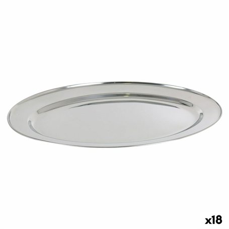 Plat à Gratin Quttin Quttin Acier inoxydable Oblongue 40,5 x 26,5 cm (18 Unités)