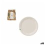 Service de vaisselle Algon Blanc 22 cm 25 Pièces (18 Unités)