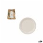 Service de vaisselle Algon Blanc 17 cm 10 Pièces (24 Unités)