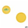 Service de vaisselle Algon Jaune 20 cm 10 Pièces (24 Unités)