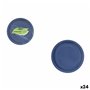 Service de vaisselle Algon Bleu 20 cm 10 Pièces (24 Unités)