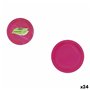 Service de vaisselle Algon Fuchsia 20 cm 10 Pièces (24 Unités)
