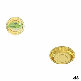 Service de vaisselle Algon Doré 450 ml 6 Pièces (18 Unités)