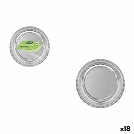 Service de vaisselle Algon Argenté 20 cm 10 Pièces (18 Unités)
