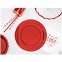 Service de vaisselle Algon Rouge 18 cm 12 Pièces (18 Unités)