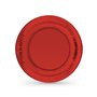 Service de vaisselle Algon Rouge 23 cm 10 Pièces (18 Unités)