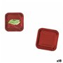 Service de vaisselle Algon Rouge 20 cm 10 Pièces (18 Unités)