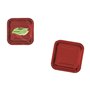 Service de vaisselle Algon Rouge 20 cm 10 Pièces (18 Unités)