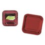 Service de vaisselle Algon Rouge 26 cm 3 Pièces (18 Unités)