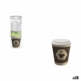 Set de Verres Algon Marron 120 ml 12 Pièces (18 Unités)