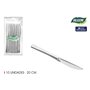 Set de couteaux réutilisables Algon Argenté Plastique 20 cm 10 Pièces (24 Unités)