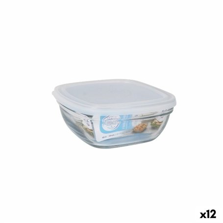 Boîte à lunch Duralex Blanc Transparent 610 ml (12 Unités)