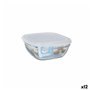 Boîte à lunch Duralex Blanc Transparent 610 ml (12 Unités)