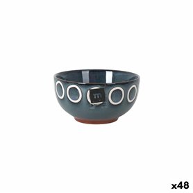 Bol La Mediterránea Almudena Bleu Ø 11 cm (48 Unités)
