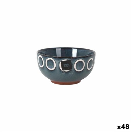 Bol La Mediterránea Almudena Bleu Ø 11 cm (48 Unités)