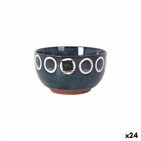 Bol La Mediterránea Almudena Bleu Ø 13,5 cm (24 Unités)