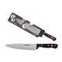 Couteau de cuisine Quttin SYBARITE Noir Argenté 20 cm (8 Unités)