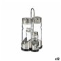 Set de pansement Anna Transparent Argenté 10 x 10 x 21 cm (12 Unités)